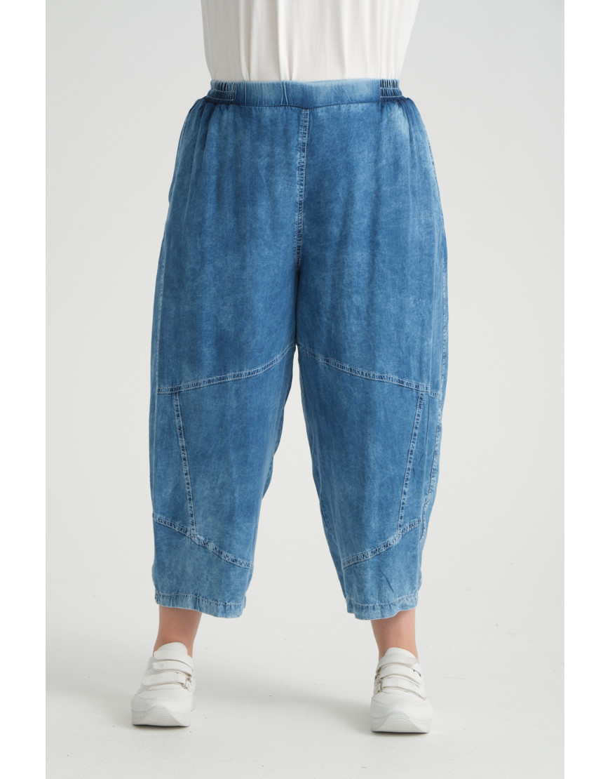 24261  Big Size Blue Trousers