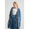 24263  Big Size Blue Jacket