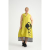 24295  Big Size Lemon Dress