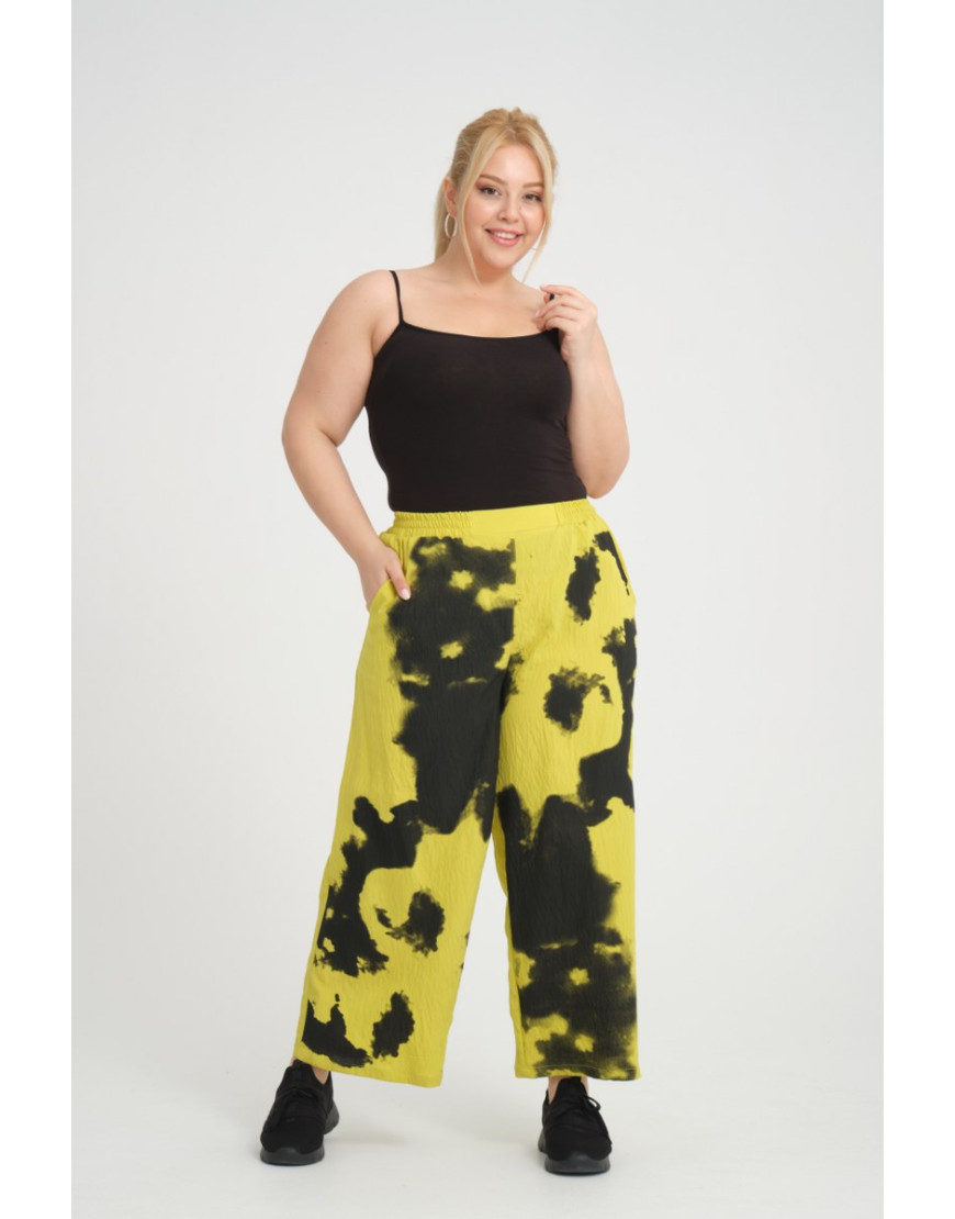 24314  Big Size Lemon Trousers