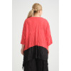 24316  Big Size Red Blouse