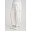 24318  Big Size Ekru Trousers