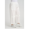 24349  Big Size Ekru Trousers